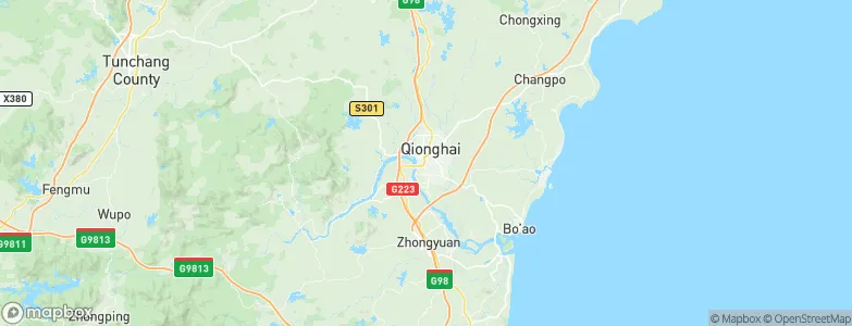 Qionghai, China Map