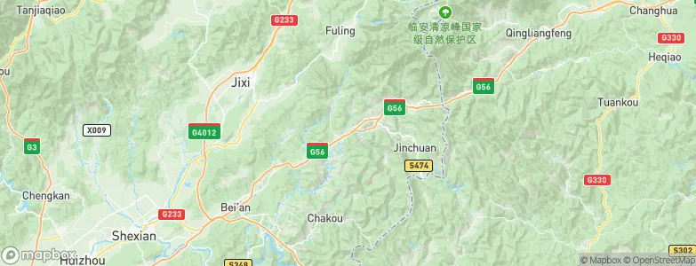 Qizili, China Map