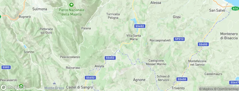 Quadri, Italy Map