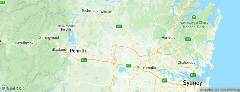 Quakers Hill, Australia Map