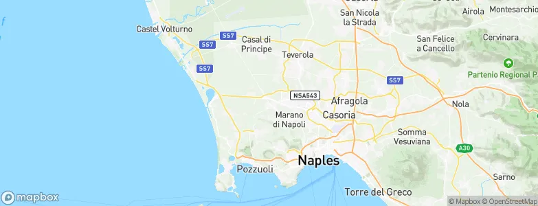 Qualiano, Italy Map