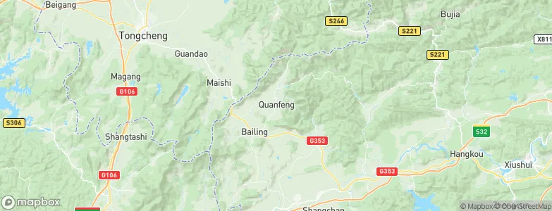 Quanfeng, China Map