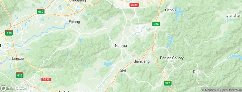 Quanfu, China Map