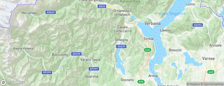 Quarna Sotto, Italy Map