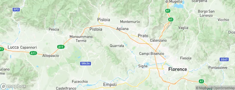 Quarrata, Italy Map