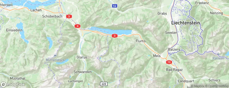 Quarten, Switzerland Map