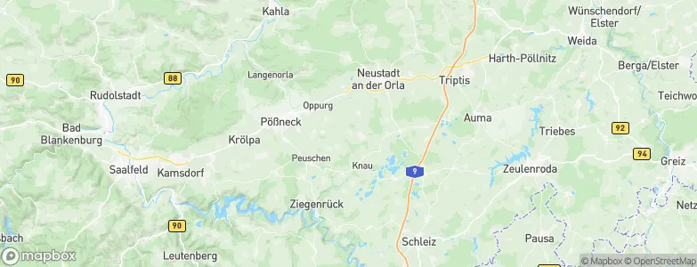 Quaschwitz, Germany Map