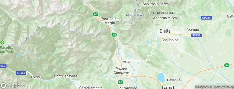 Quassolo, Italy Map