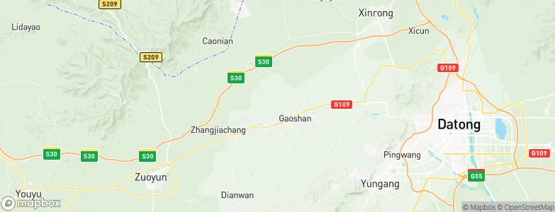 Que’ershan, China Map