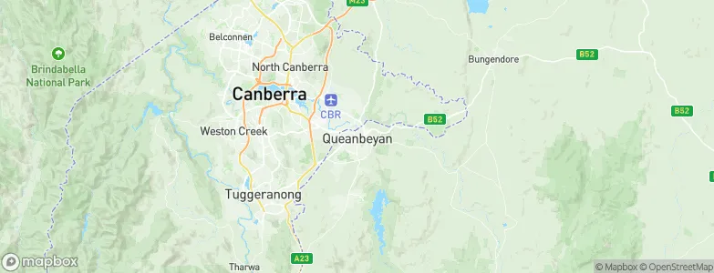 Queanbeyan, Australia Map