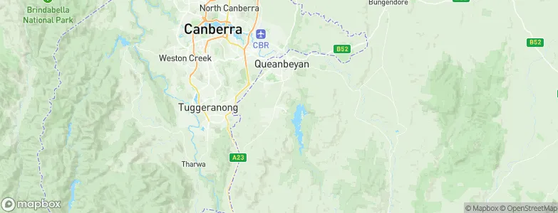 Queanbeyan, Australia Map