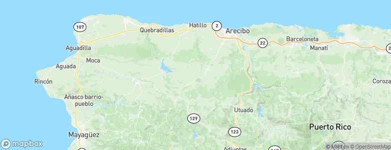 Quebrada, Puerto Rico Map