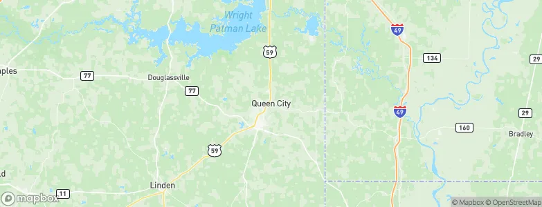 Queen City, United States Map