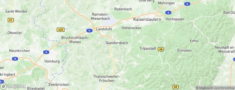 Queidersbach, Germany Map