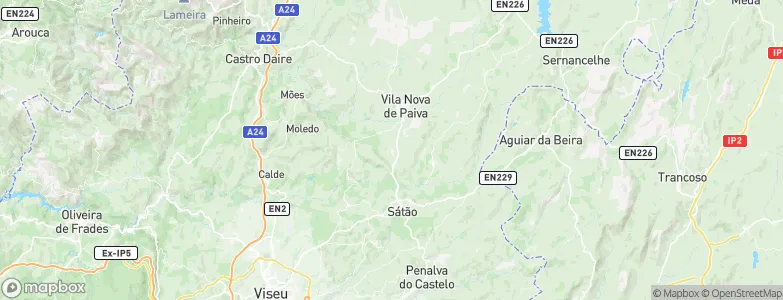 Queiriga, Portugal Map