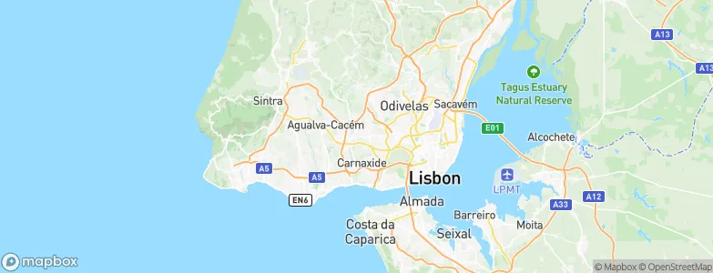 Queluz, Portugal Map
