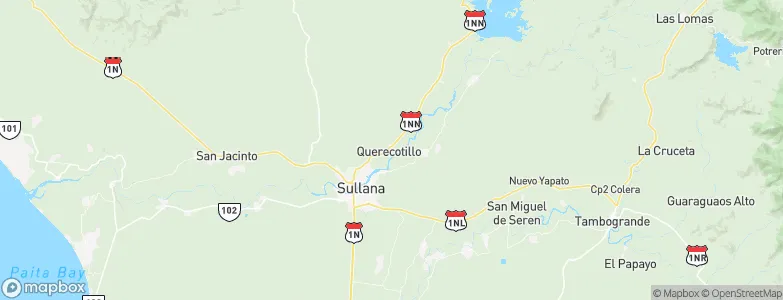 Querecotillo, Peru Map