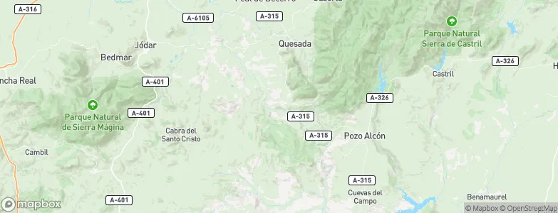 Quesada, Spain Map