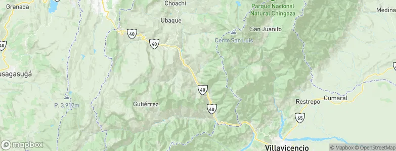 Quetame, Colombia Map