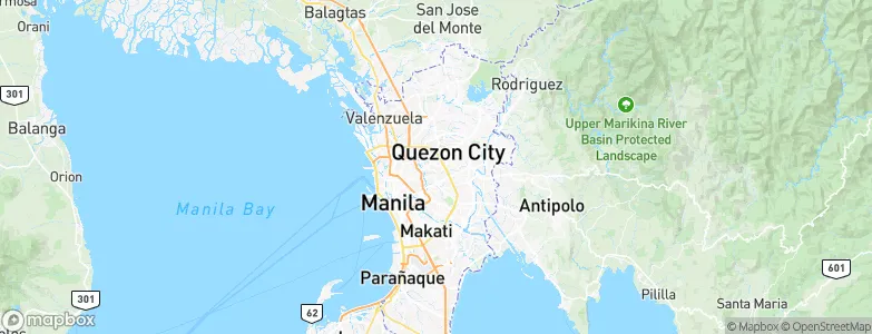 Quezon City, Philippines Map
