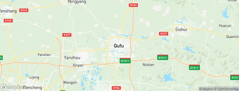 Qufu, China Map