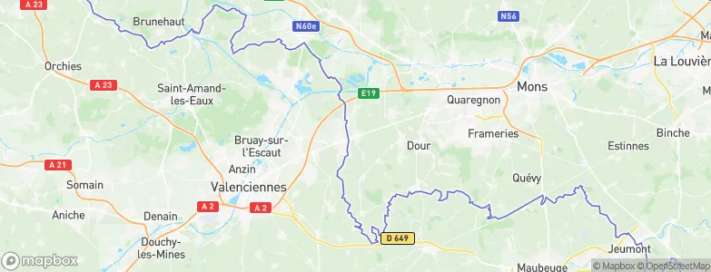 Quiévrain, Belgium Map