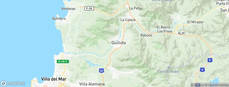 Quillota, Chile Map