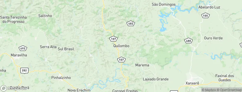 Quilombo, Brazil Map