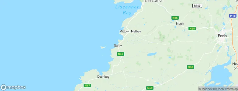 Quilty, Ireland Map