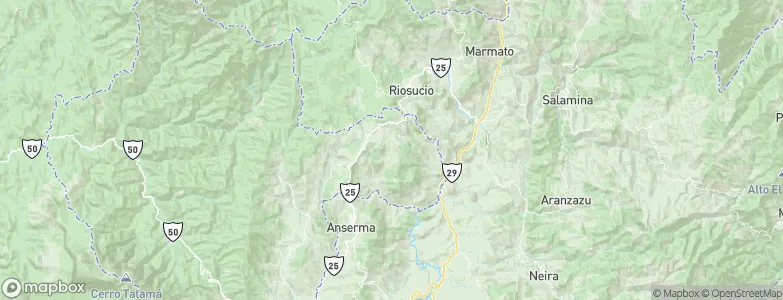 Quinchía, Colombia Map