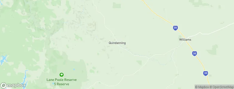 Quindanning, Australia Map
