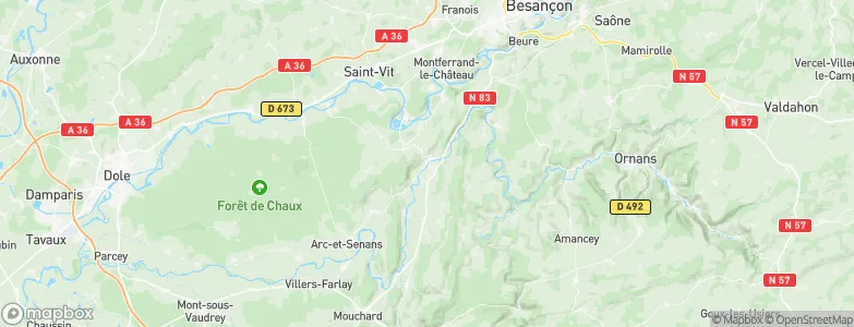 Quingey, France Map