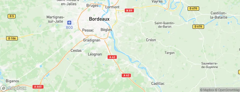 Quinsac, France Map