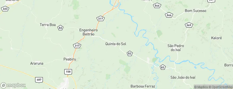 Quinta do Sol, Brazil Map