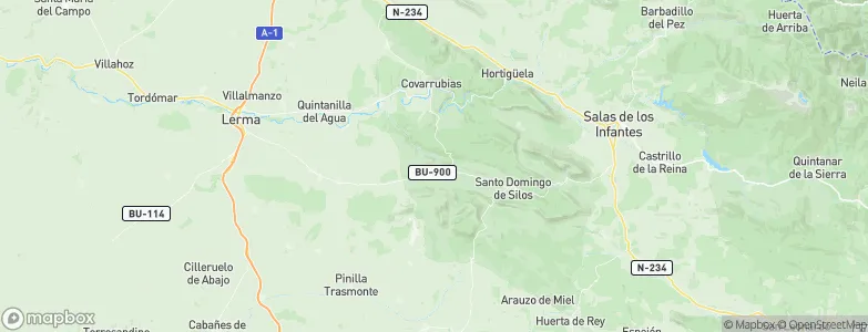 Quintanilla del Coco, Spain Map