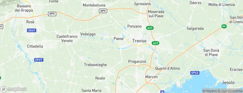 Quinto di Treviso, Italy Map