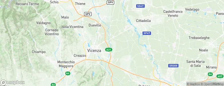 Quinto Vicentino, Italy Map