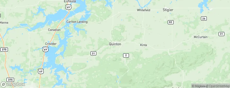 Quinton, United States Map