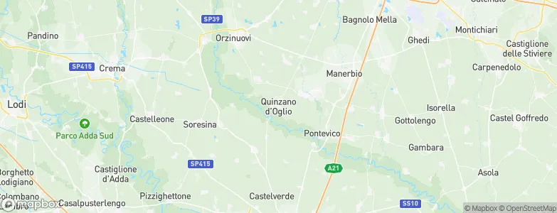 Quinzano d'Oglio, Italy Map