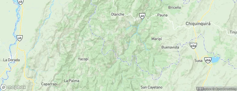 Quípama, Colombia Map