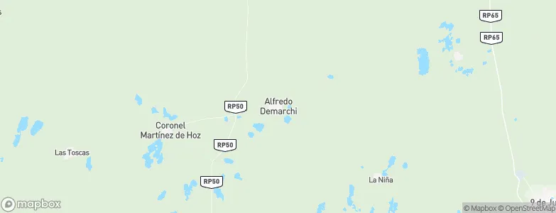 Quiroga, Argentina Map