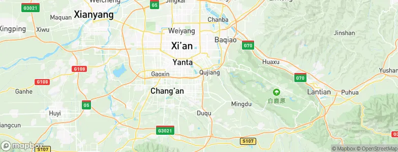 Qujiang, China Map