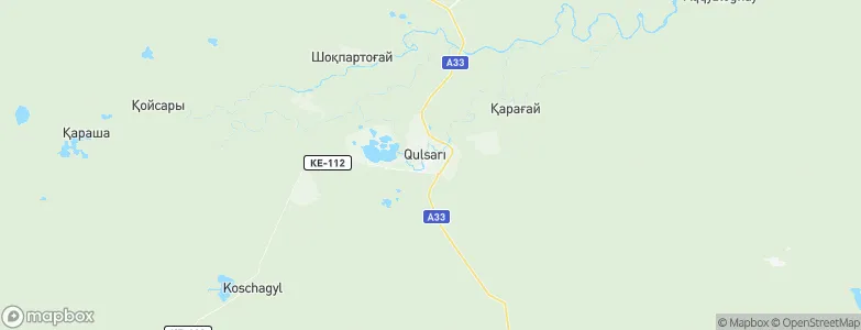 Qulsary, Kazakhstan Map