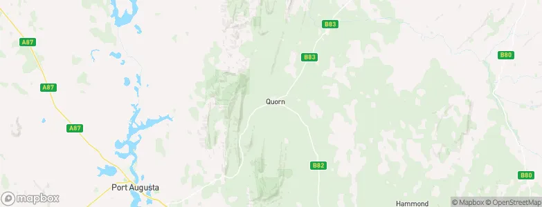 Quorn, Australia Map