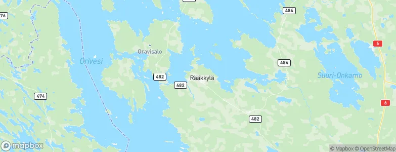 Rääkkylä, Finland Map
