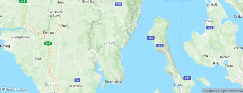 Rabac, Croatia Map