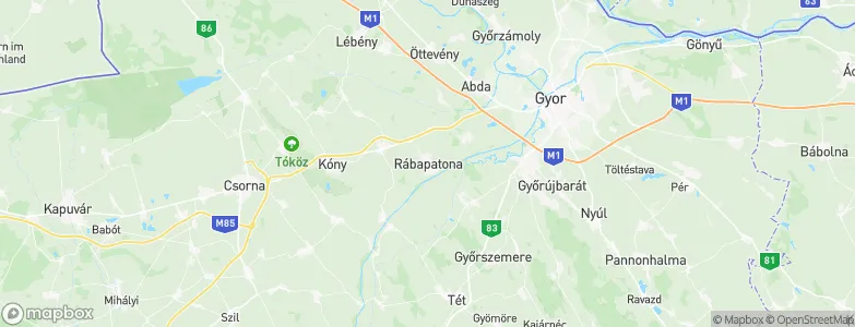 Rábapatona, Hungary Map