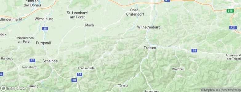 Rabenstein an der Pielach, Austria Map
