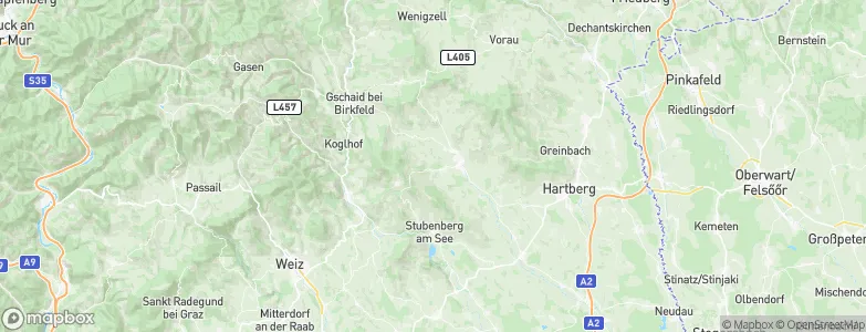 Rabenwald, Austria Map