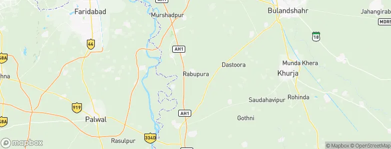 Rabūpura, India Map